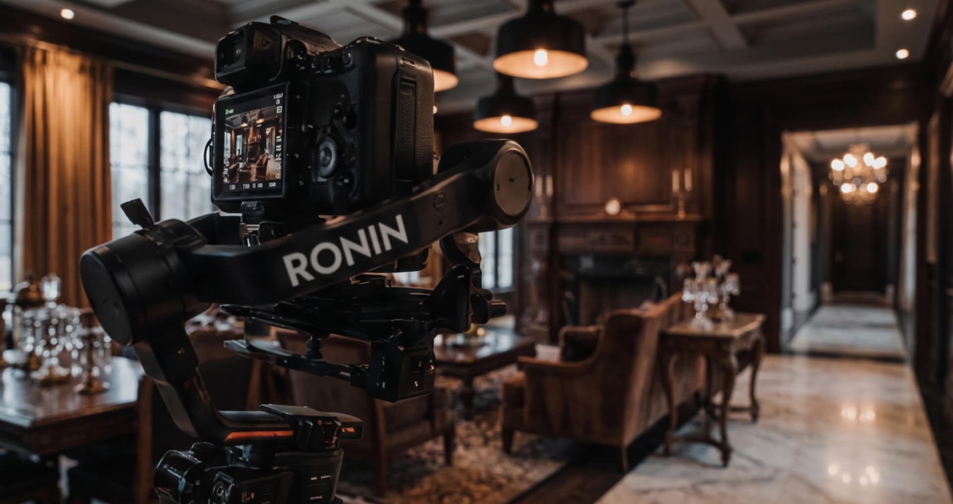Pascal Quak operando un gimbal Ronin — equipo cinematográfico profesional